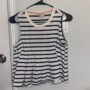 Anthropologie peplum tank top